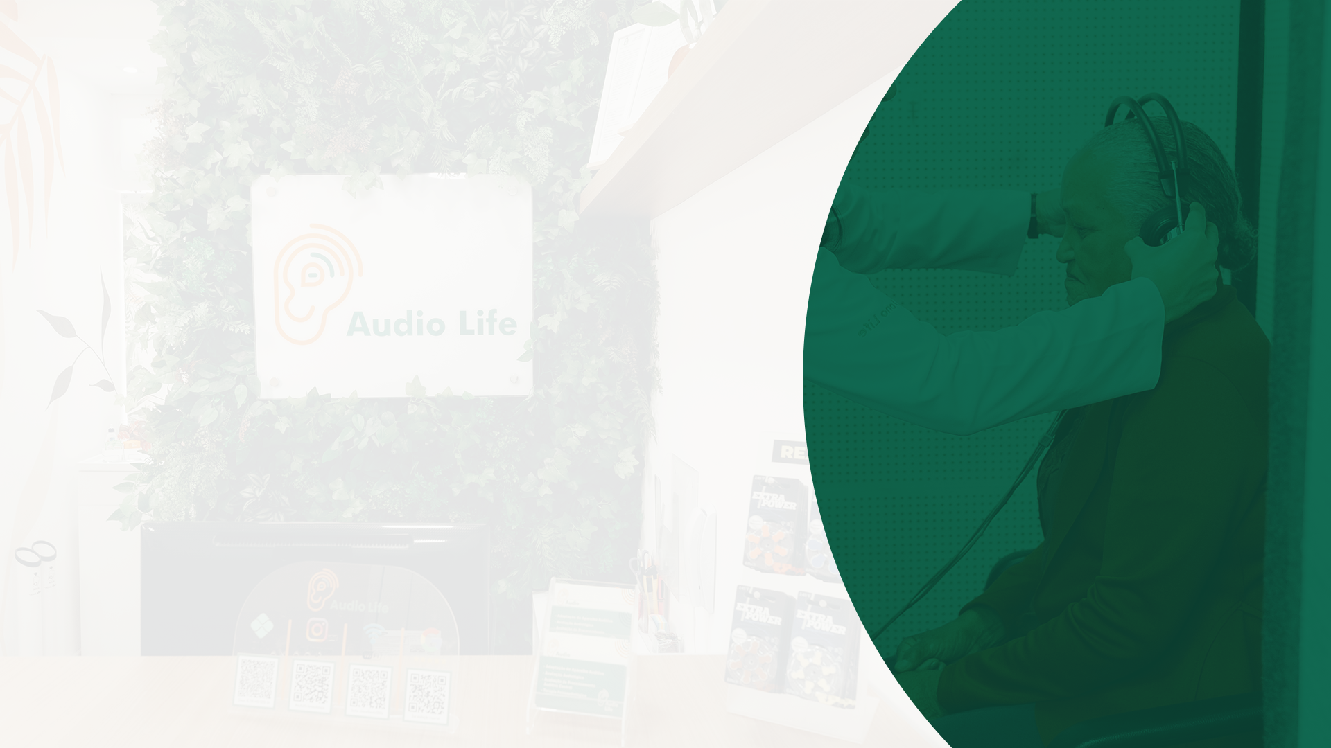 Ambiente e atendimento auditivo na Clínica Audio Life