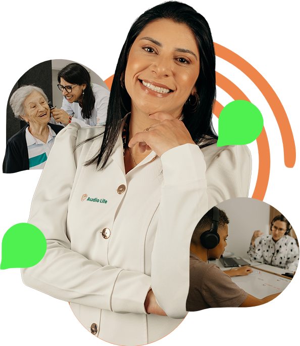 Profissional da Audio Life especialista em audiologia