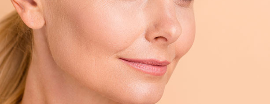 Imagem institucional sobre cuidado facial