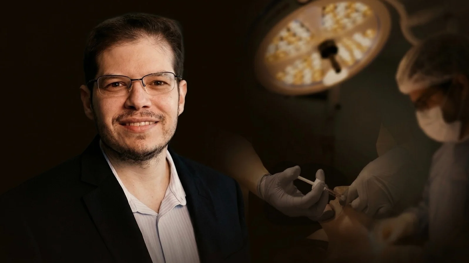 Dr. Carlos Dourado em ambiente de cirurgia plastica