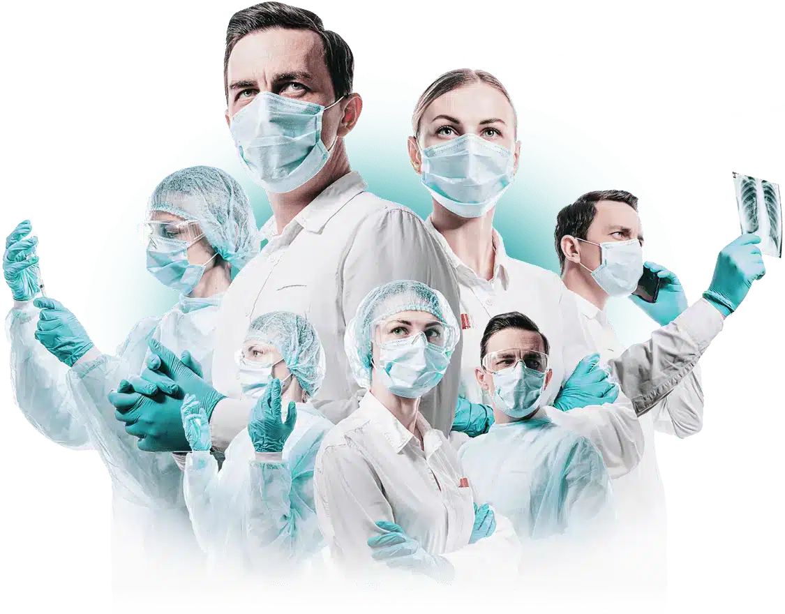 Equipe médica da Clínica Orel