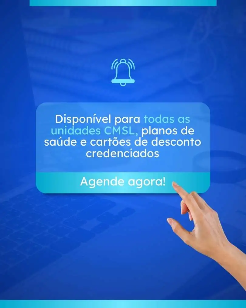 Informação de agendamento do Centro Médico São Lucas