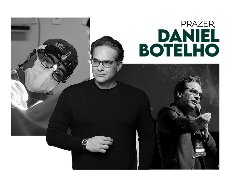 Dr. Daniel Botelho em ambiente cirúrgico